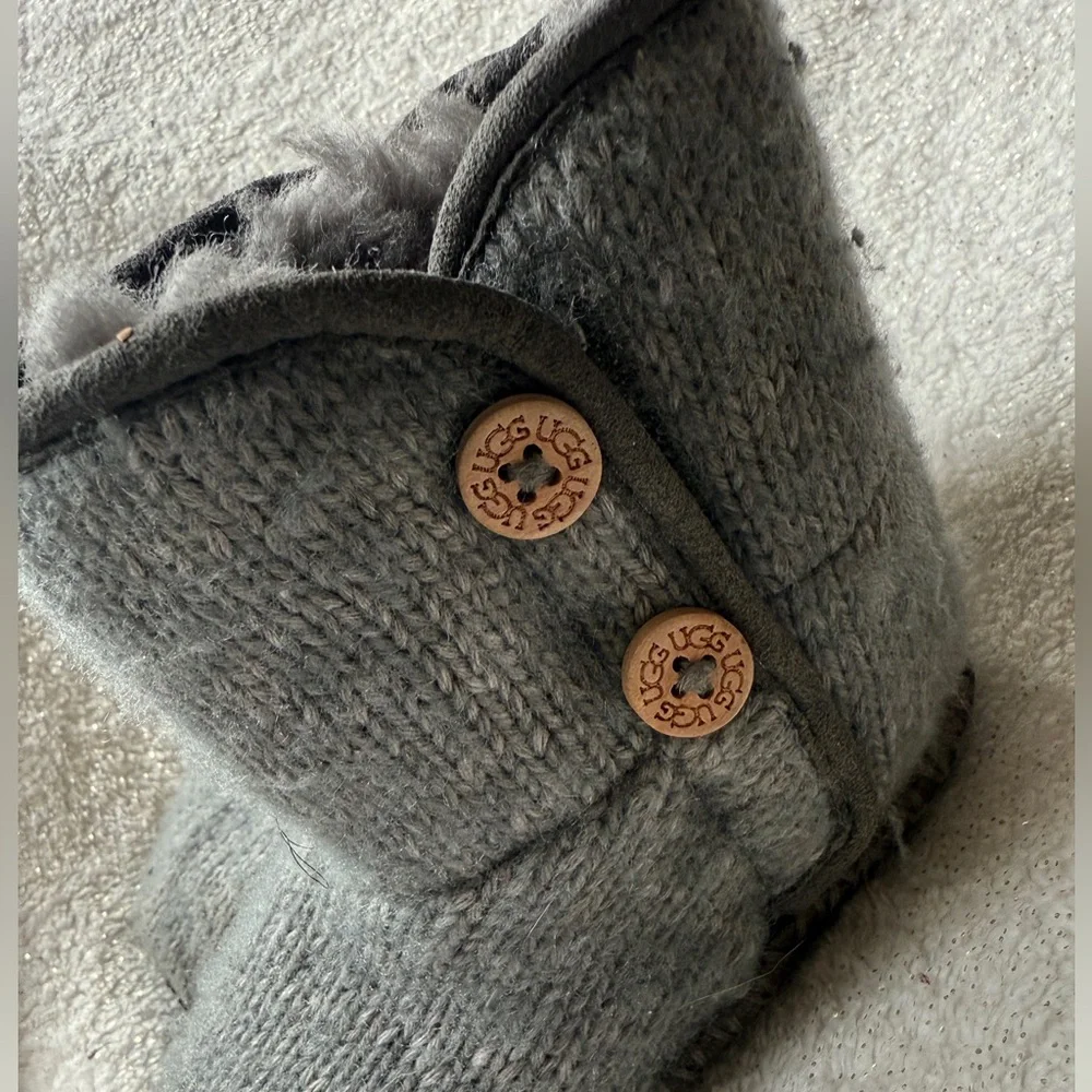 UGG Baby Purl Knit Bootie | Gray |